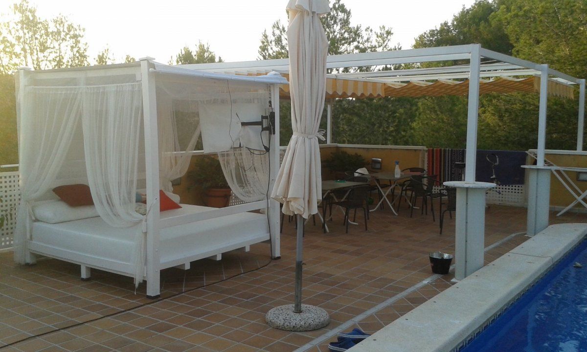 Terrassa de Casa o xalet en venda en  Murcia Capital amb Aire condicionat, Jardí privat i Terrassa