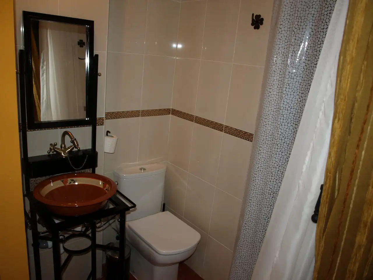 Bany de Casa o xalet de lloguer en Peñíscola / Peníscola amb Aire condicionat, Calefacció i Jardí privat