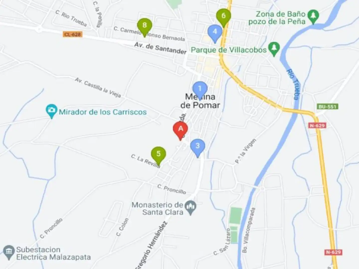 Vista exterior de Piso en venta en Medina de Pomar