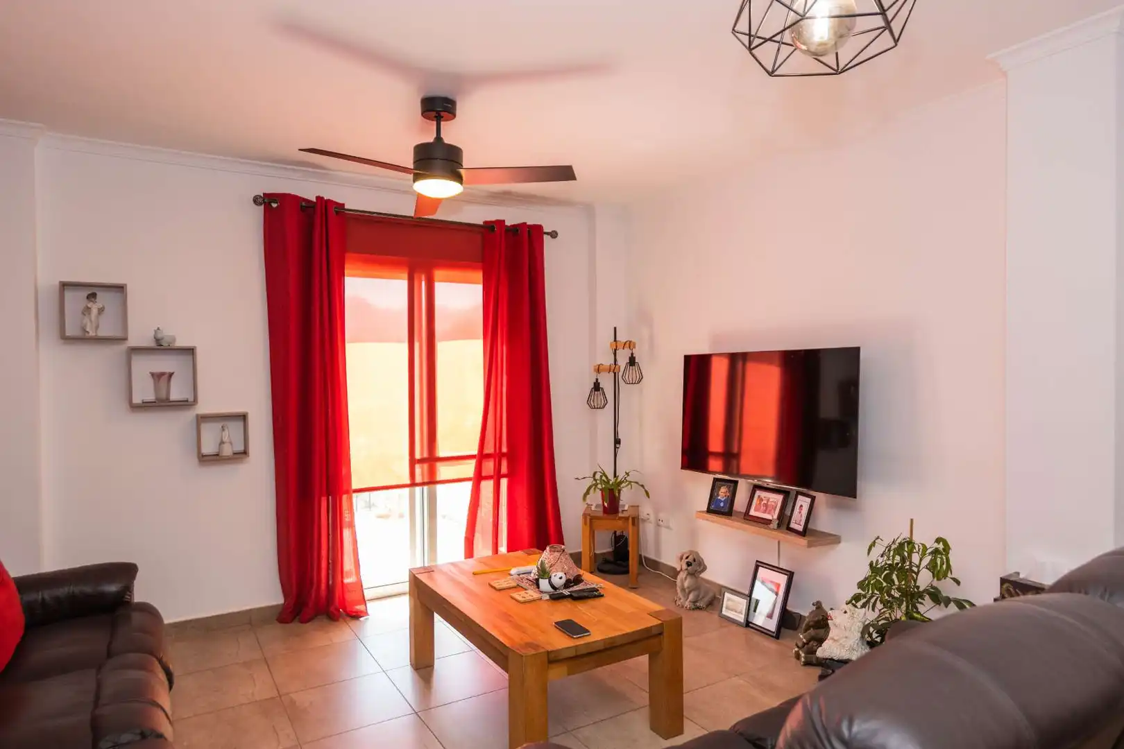 Sala de estar de Casa adosada en venta en Murla con Terraza, Amueblado y Piscina comunitaria