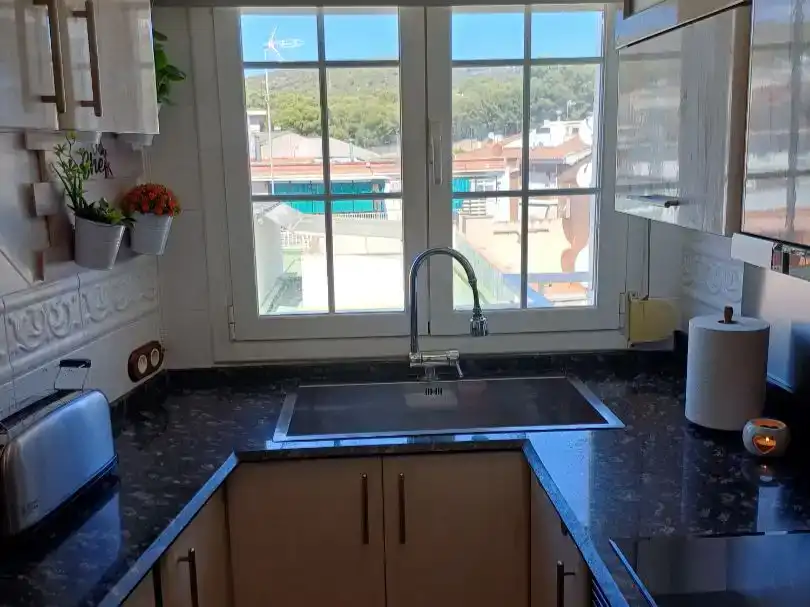 Cocina de Ático en venta en Castelldefels con Aire acondicionado