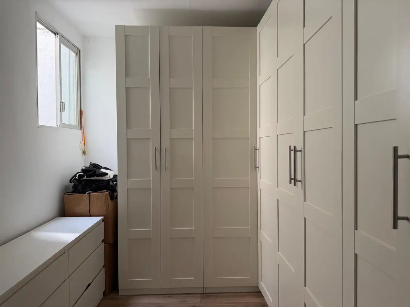 Schlafzimmer von Dachboden zum Verkauf in Mataró mit Klimaanlage, Heizung und Parkett