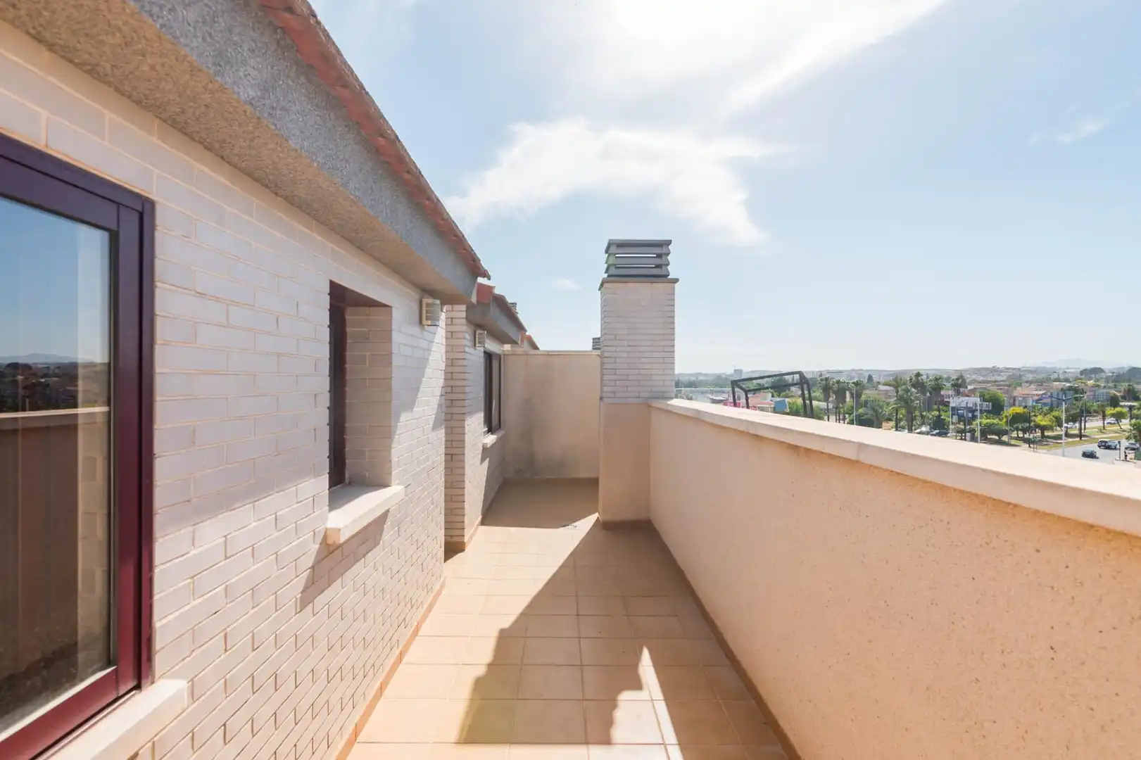 Terraza de Piso de alquiler en Murcia con Aire acondicionado y Terraza