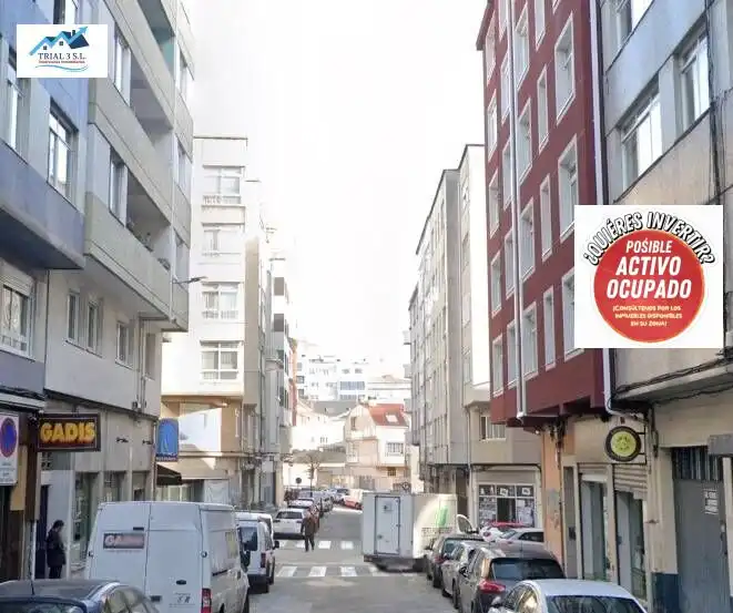 Exterior view of Flat for sale in A Coruña Capital 