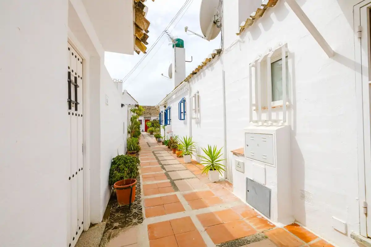 Vista exterior de Casa adosada en venda en Mijas amb Aire condicionat, Calefacció i Terrassa