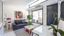 Living room of Attic to rent in  Madrid Capital  with Air Conditioner, Heating and Parquet flooring