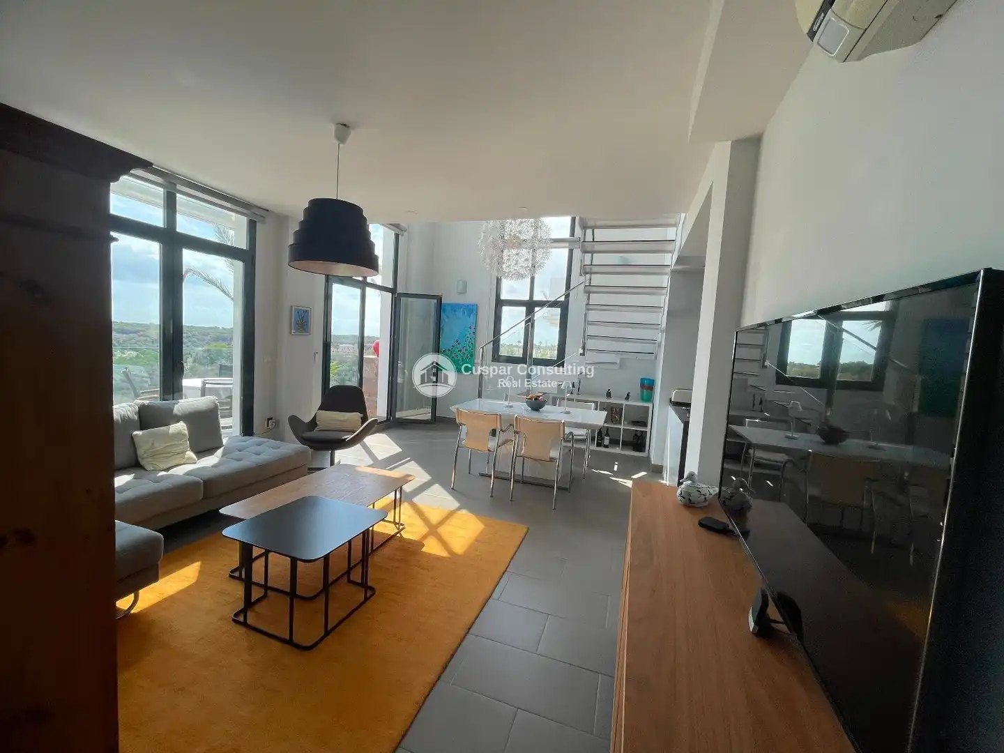 Sala d'estar de Àtic en venda en Orihuela amb Aire condicionat, Calefacció i Terrassa