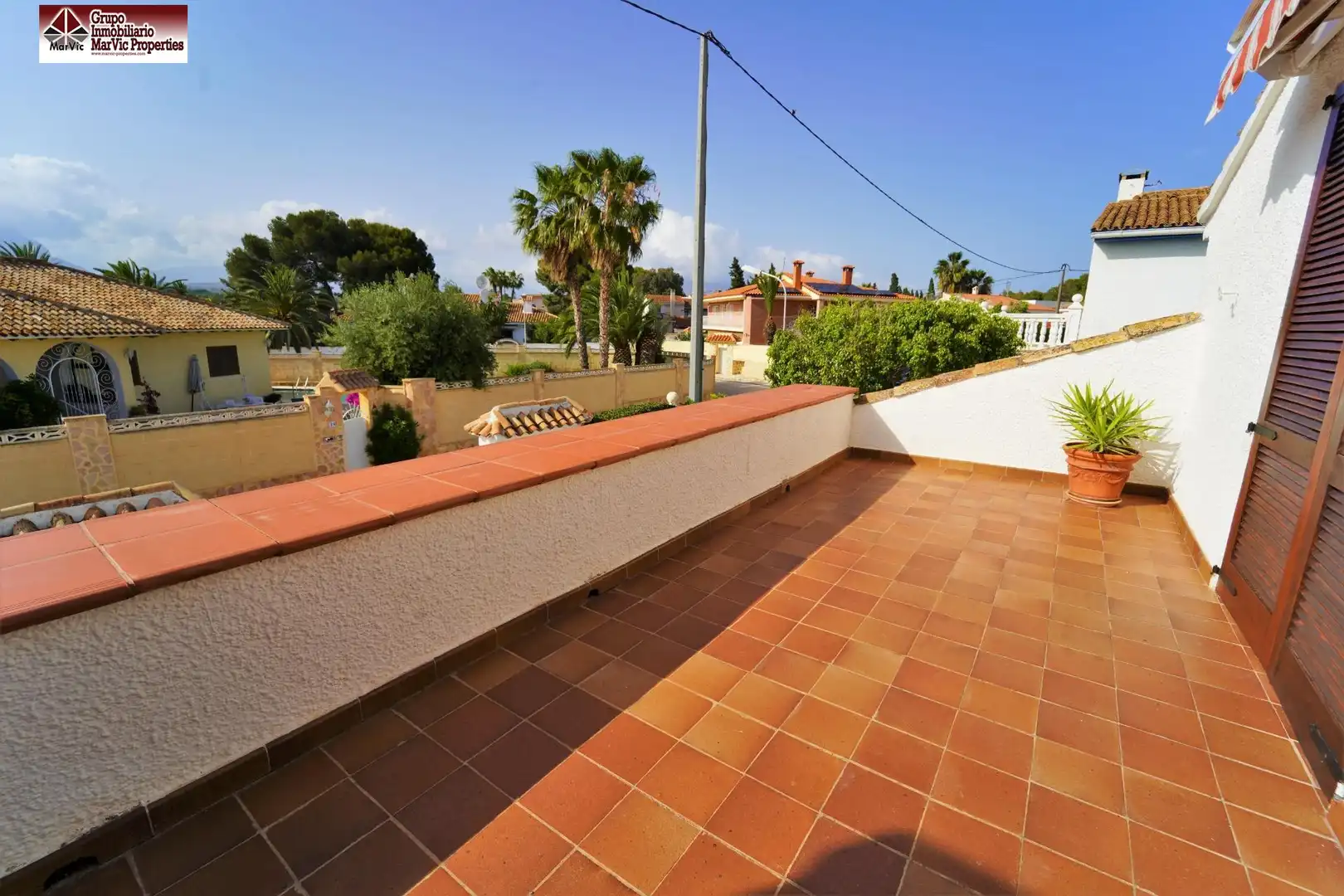 Terraza de Casa o chalet en venta en Benidorm con Calefacción, Jardín privado y Terraza