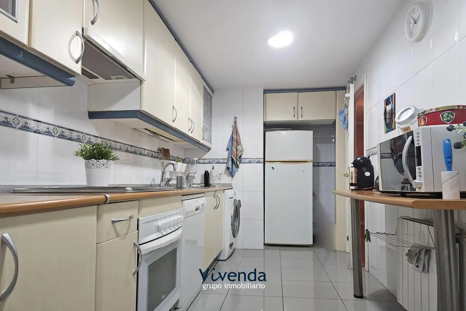 Cocina de Piso en venta en Humanes de Madrid con Calefacción, Jardín privado y Terraza