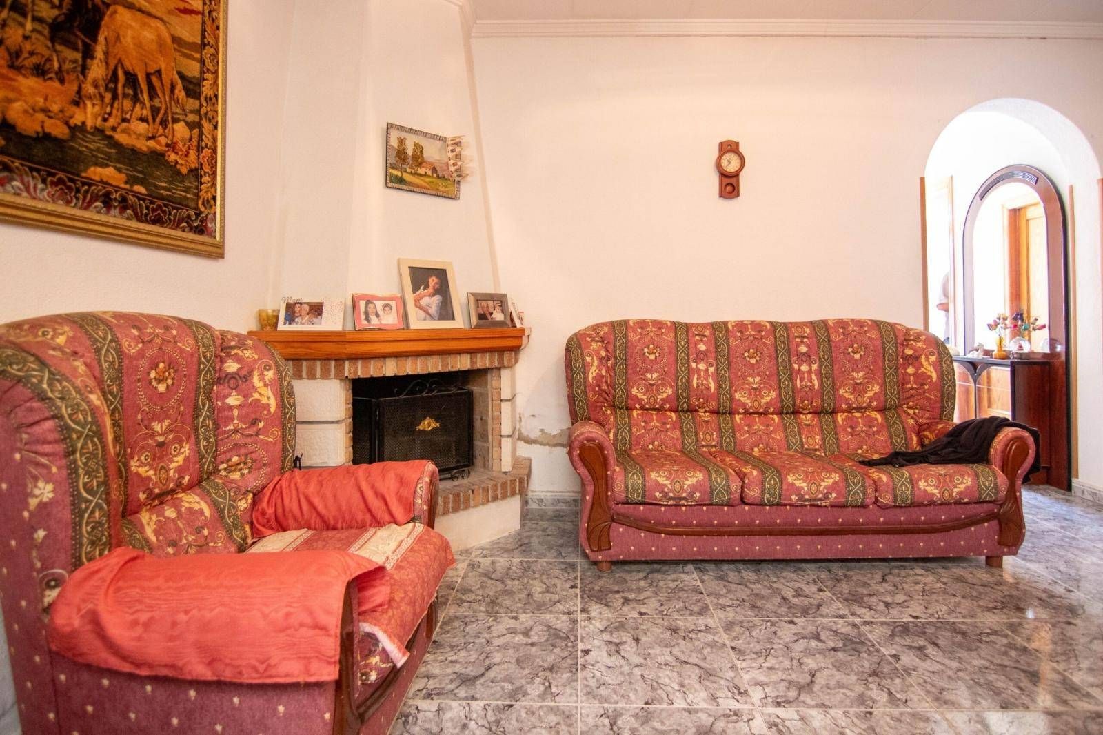 Sala de estar de Casa adosada en venta en Torrevieja con Aire acondicionado, Calefacción y Terraza