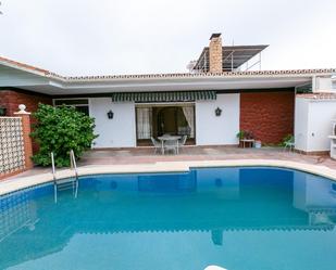 Swimming pool of House or chalet for sale in Málaga Capital  with Private garden, Parquet flooring and Terrace