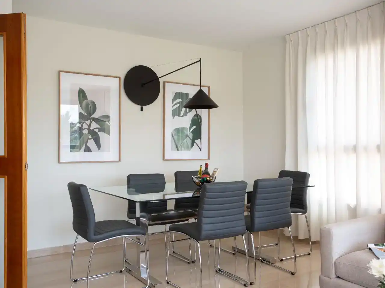Dining room of Flat for rent in Camins al Grau