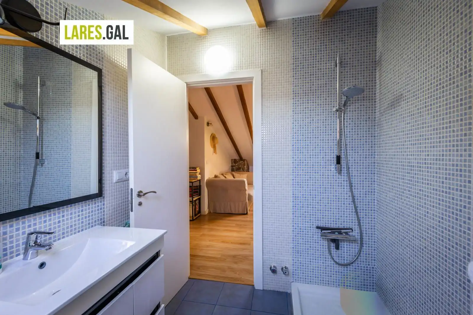 Bany de Casa o xalet en venda en Moaña amb Calefacció, Piscina i Moblat