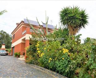 Vista exterior de Casa o xalet en venda en Riudarenes amb Calefacció, Jardí privat i Terrassa