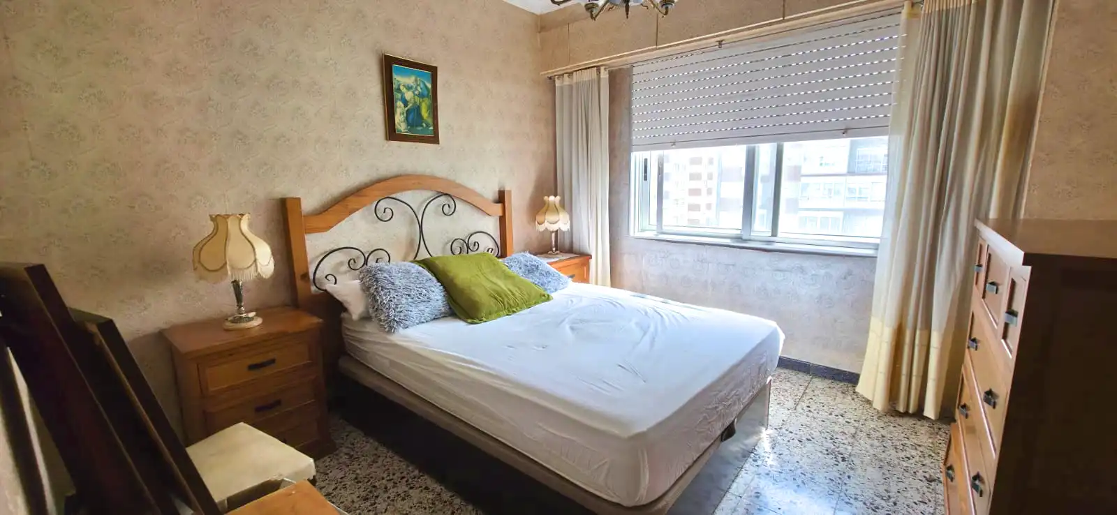 Bedroom of Flat for sale in Ferrol  with Storage room, Furnished and Oven