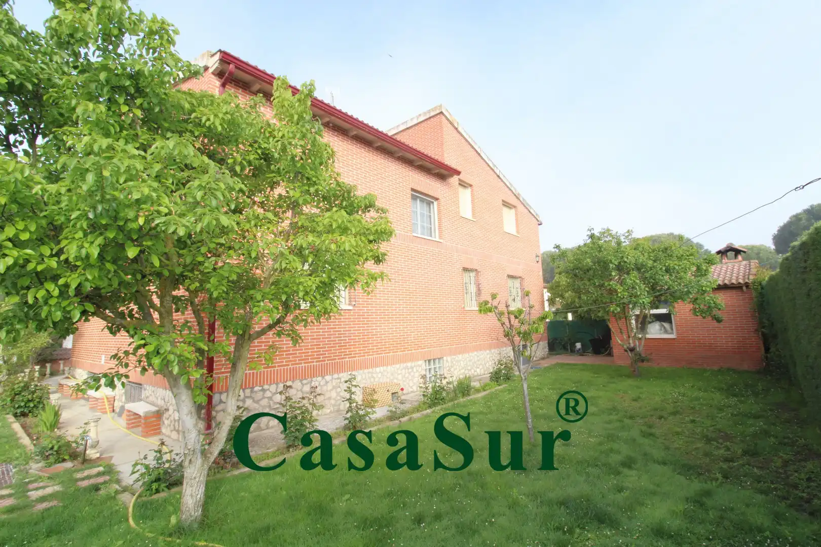 Vista exterior de Casa o chalet en venta en Traspinedo con Calefacción, Jardín privado y Terraza