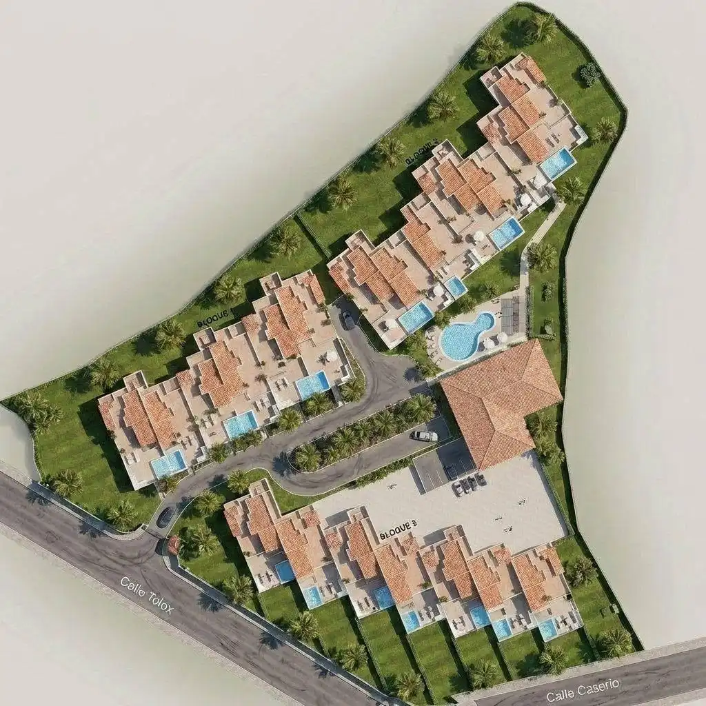 Exterior view of Duplexes for sale in Estepona  with Air Conditioner, Terrace and Storage room