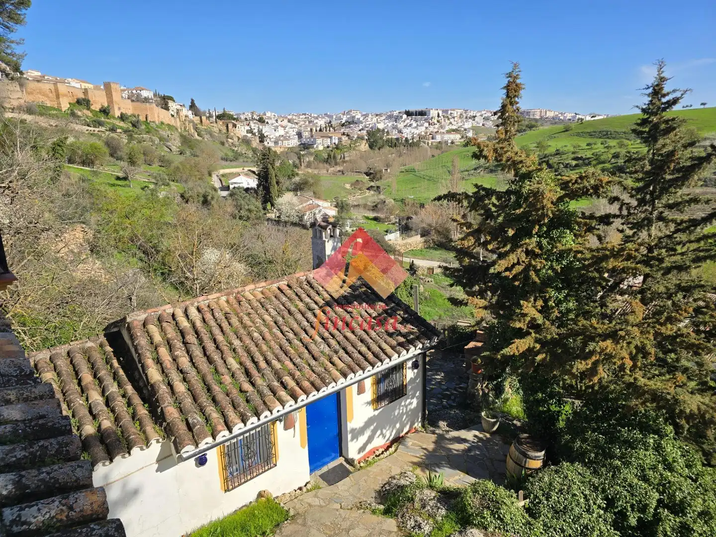 Vista exterior de Casa o chalet en venta en Ronda con Terraza, Trastero y Piscina