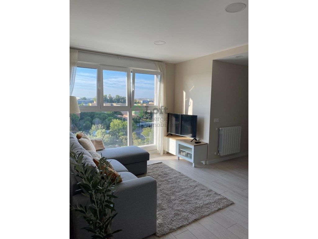 Living room of Apartment to rent in Badajoz Capital  with Air Conditioner, Heating and Furnished