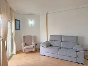Sala de estar de Piso de alquiler en Torremolinos con Aire acondicionado, Calefacción y Amueblado