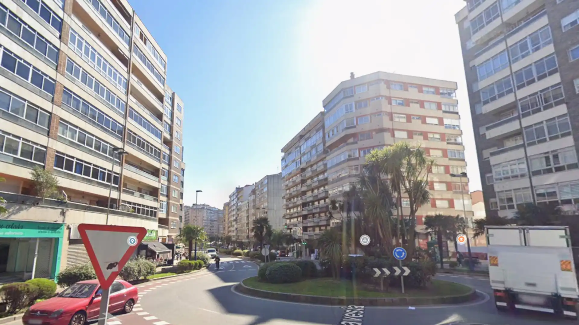 Vista exterior de Piso en venta en Vigo  con Terraza, Trastero y Amueblado