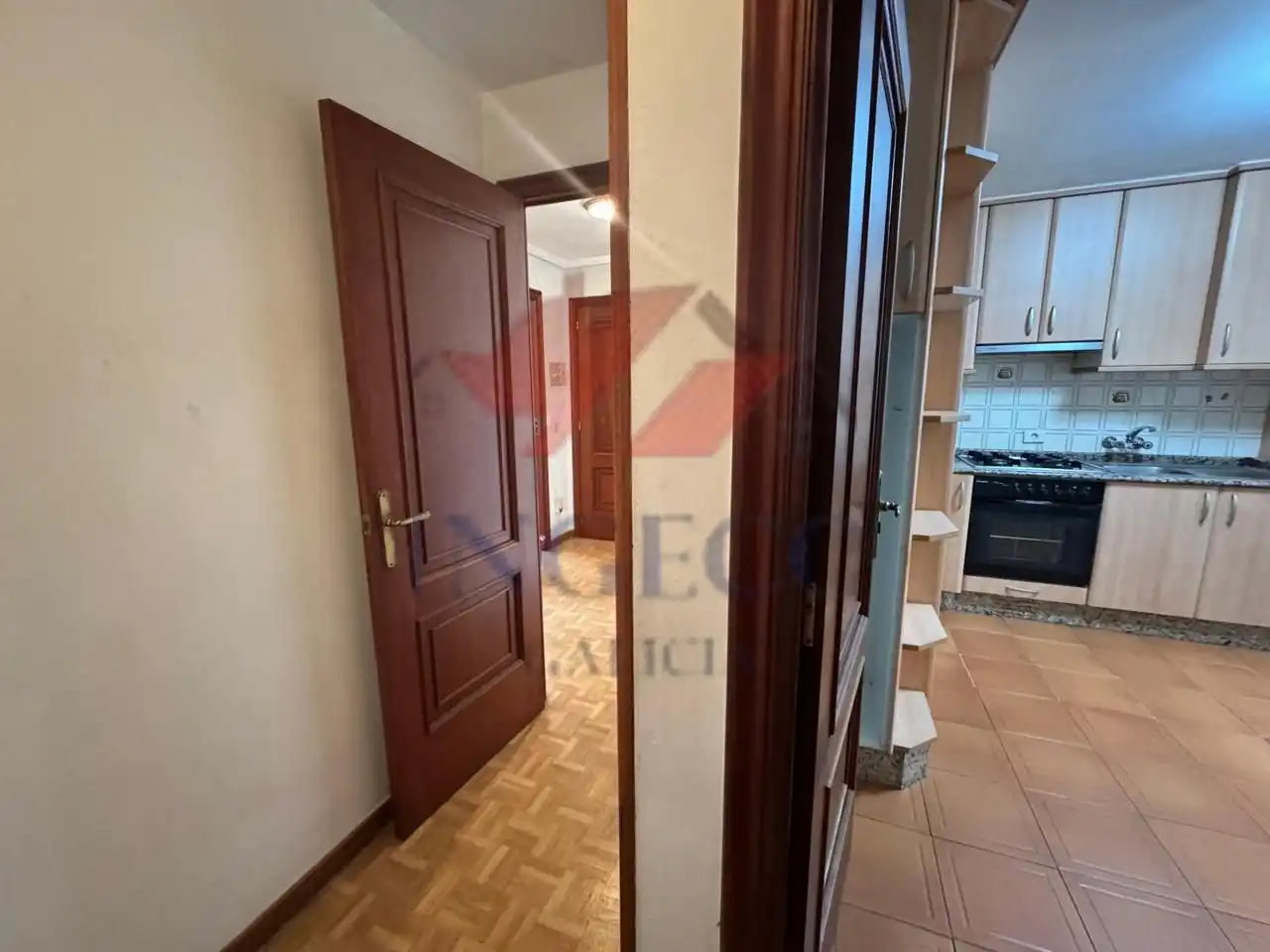 Cocina de Piso en venta en A Coruña Capital  con Calefacción, Parquet y Trastero