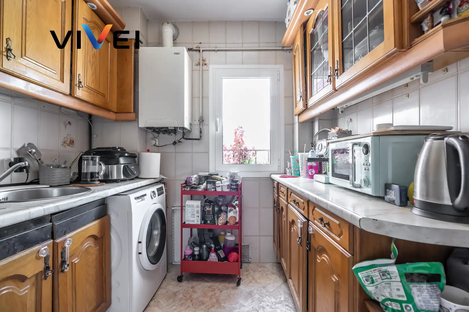 Kitchen of Flat for sale in Madrid  with Heating