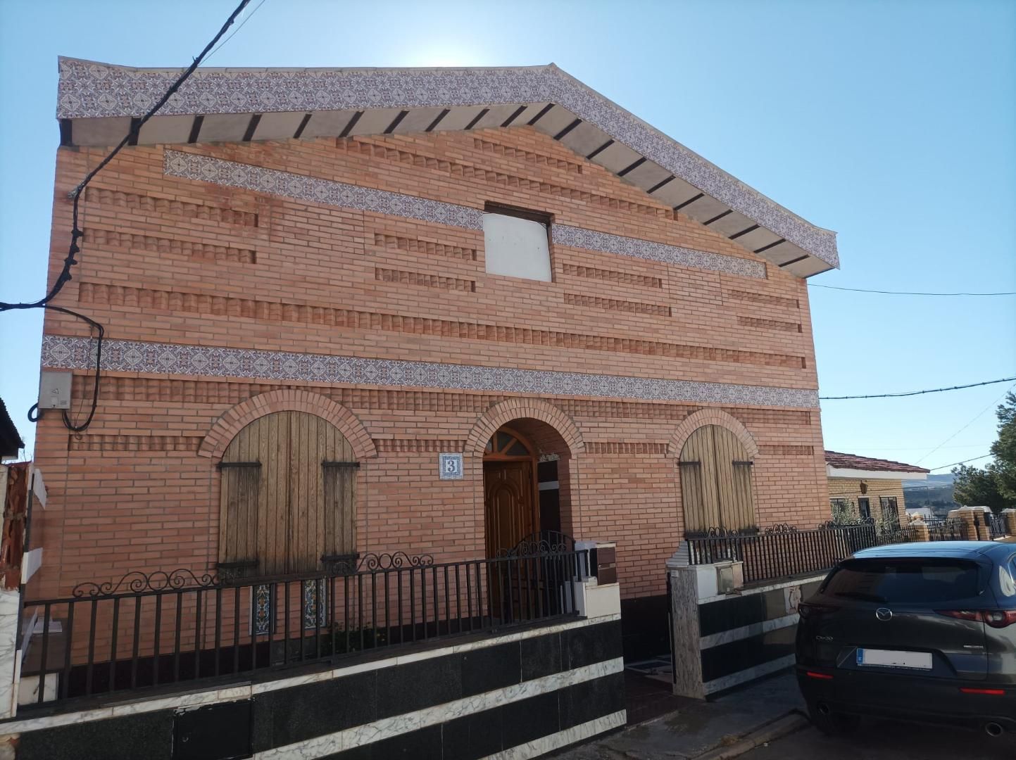 Vista exterior de Casa o chalet en venta en Botorrita con Terraza