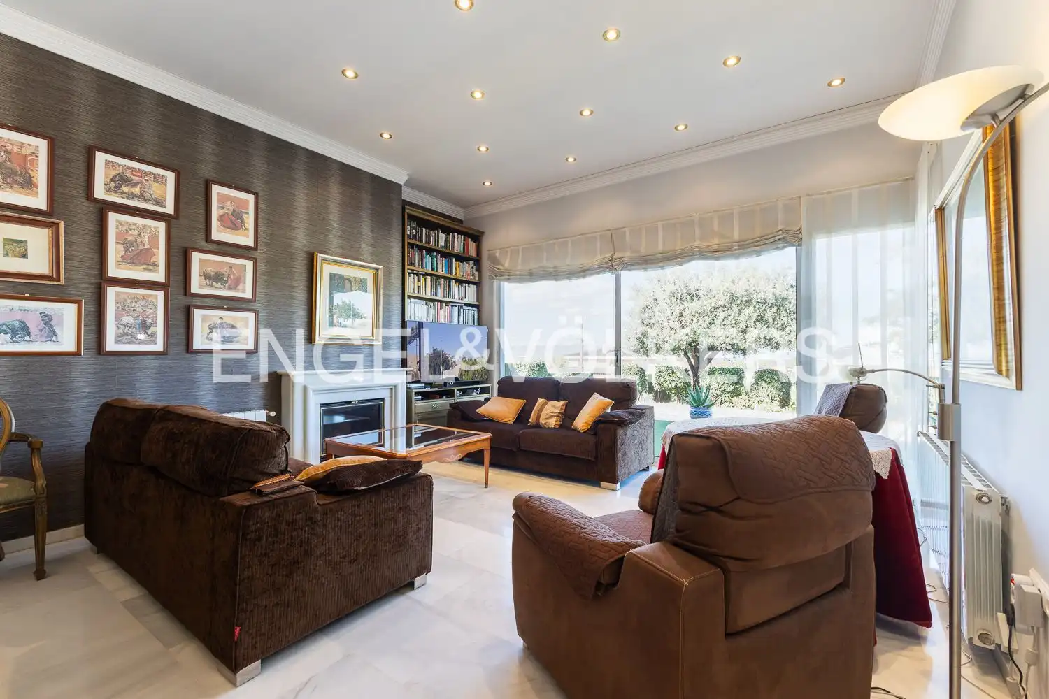 Living room of Houses for sale in Carcaixent  with Air Conditioner, Heating and Private garden