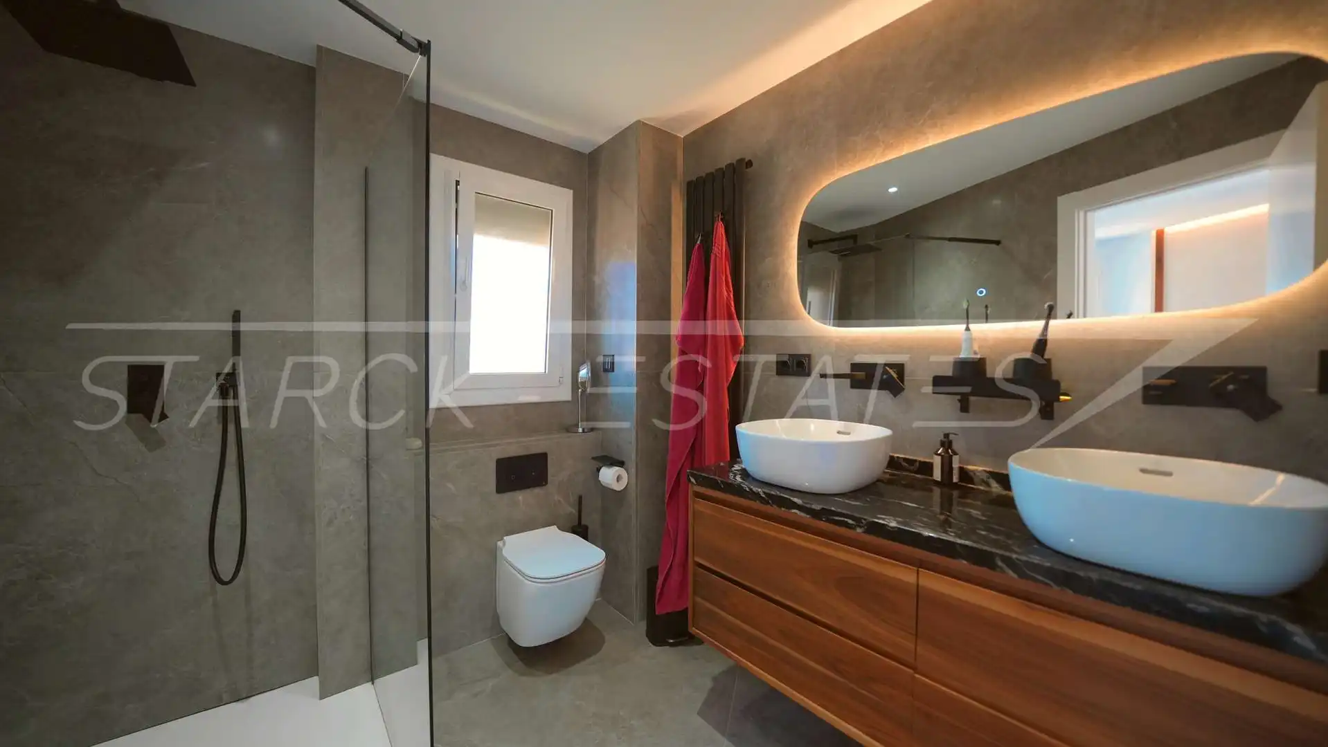 Baño de Ático en venta en Dénia con Aire acondicionado, Jardín privado y Piscina
