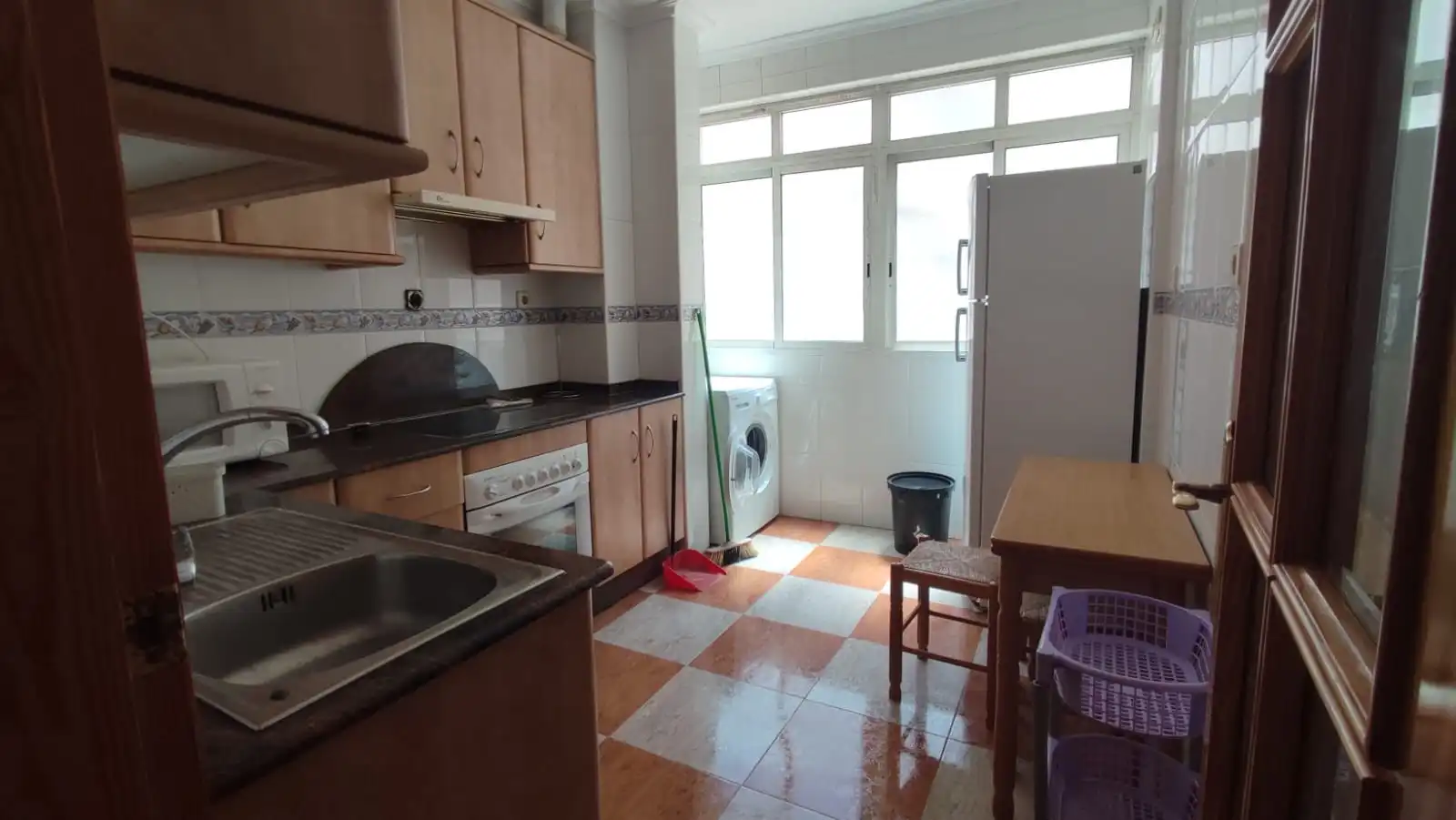 Cocina de Piso de alquiler en Cartagena con Amueblado, Horno y Lavadora