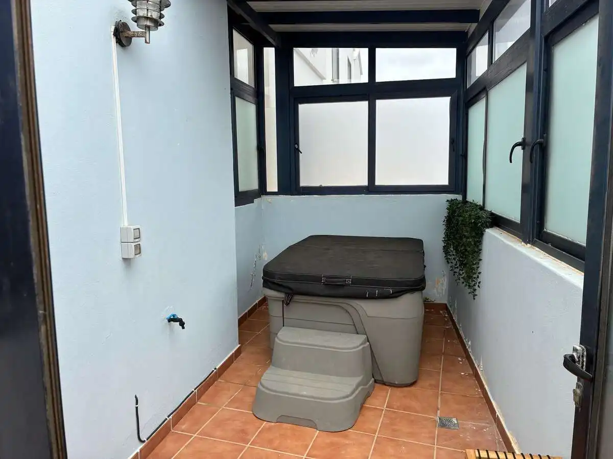 Terrasse von Maisonette zum Verkauf in Haría mit Terrasse, Abstellraum und Möbliert