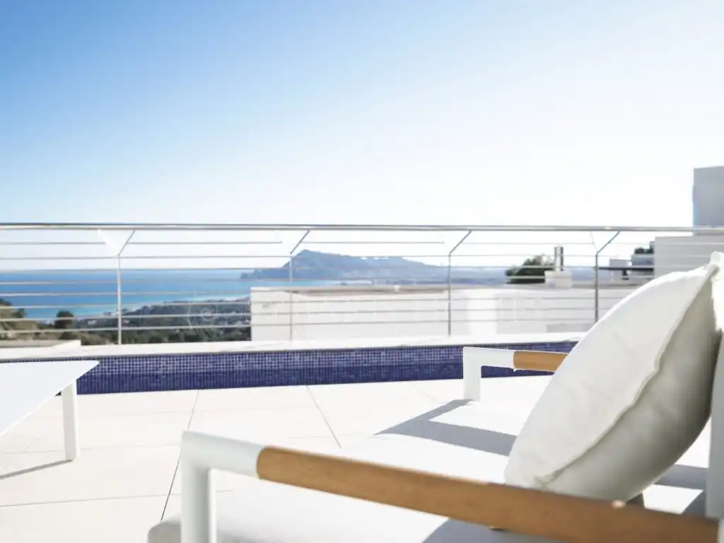 Terraza de Casa o chalet en venta en Altea con Piscina y Amueblado