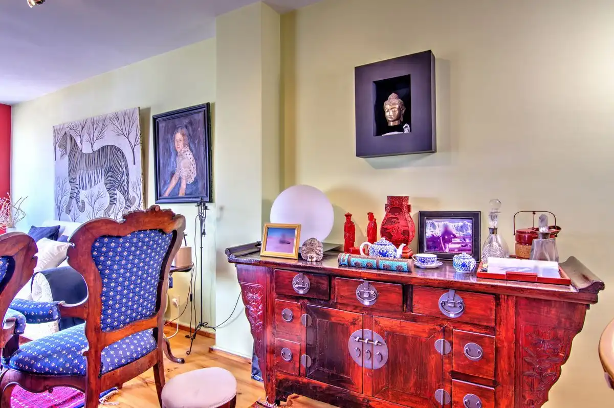 Sala de estar de Dúplex en venta en Altea con Aire acondicionado, Calefacción y Jardín privado