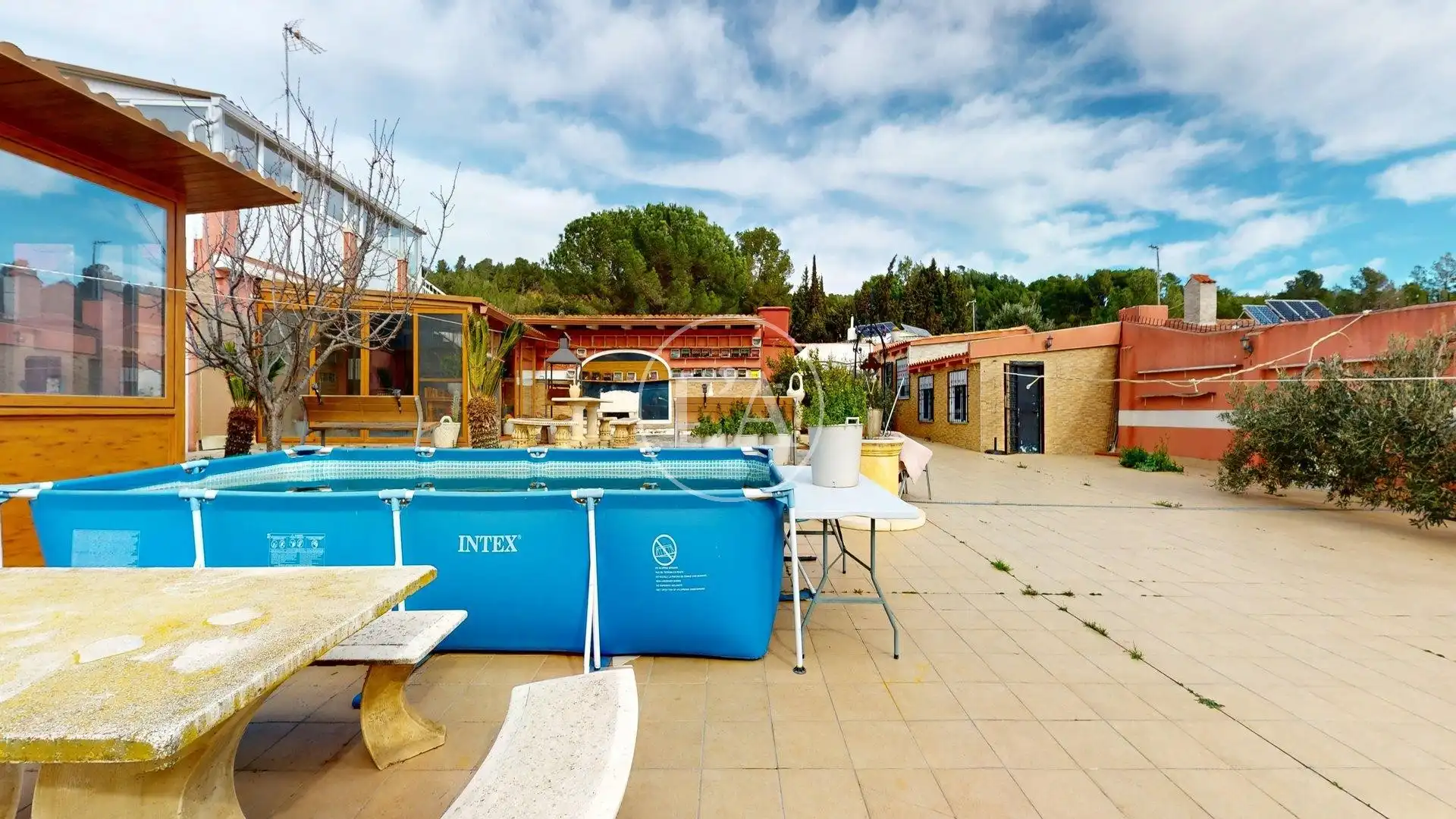 Piscina de Casa o xalet en venda en Vilanova d'Escornalbou amb Calefacció, Jardí privat i Terrassa