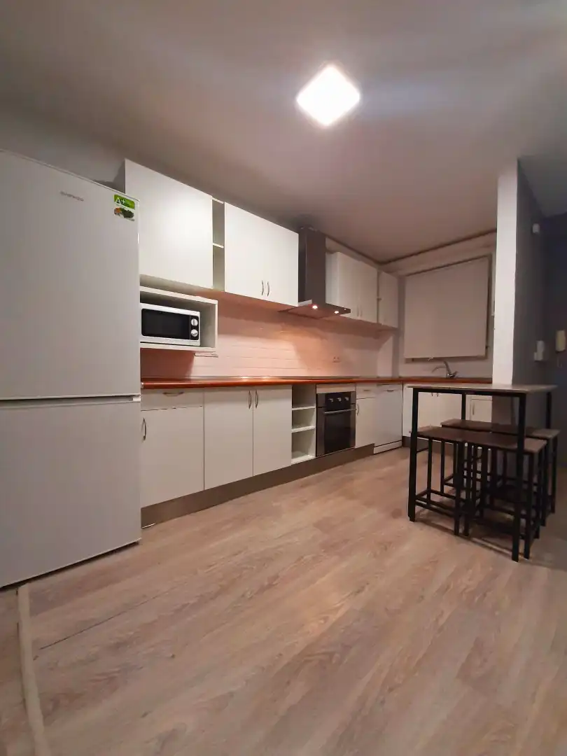 Kitchen of Flat for sale in Roquetas de Mar  with Terrace and Furnished