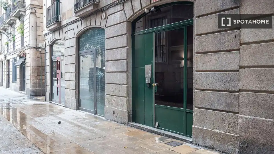 Vista exterior de Pis de lloguer en Barcelona amb Aire condicionat, Calefacció i Moblat