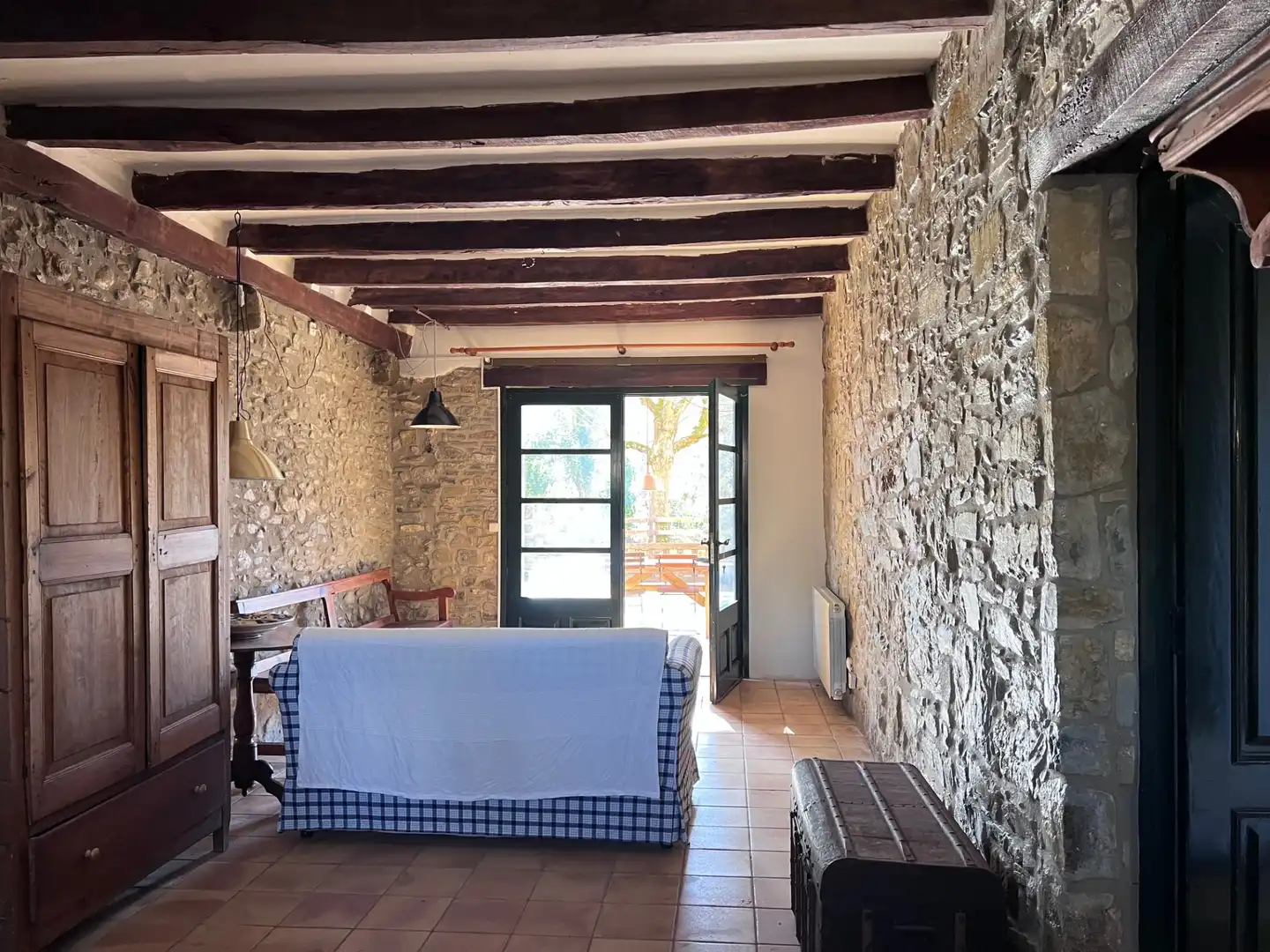 Finca rústica en venda en Mieres (Girona) amb Aire condicionat, Jardí privat i Parquet