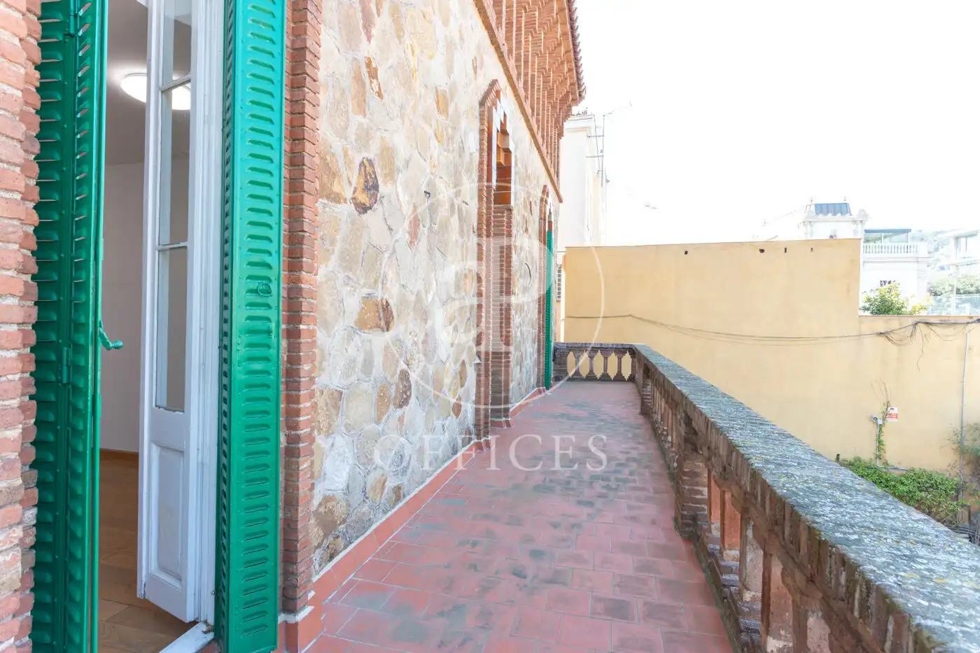 Terrasse von Büro zur Miete in Barcelona mit Heizung