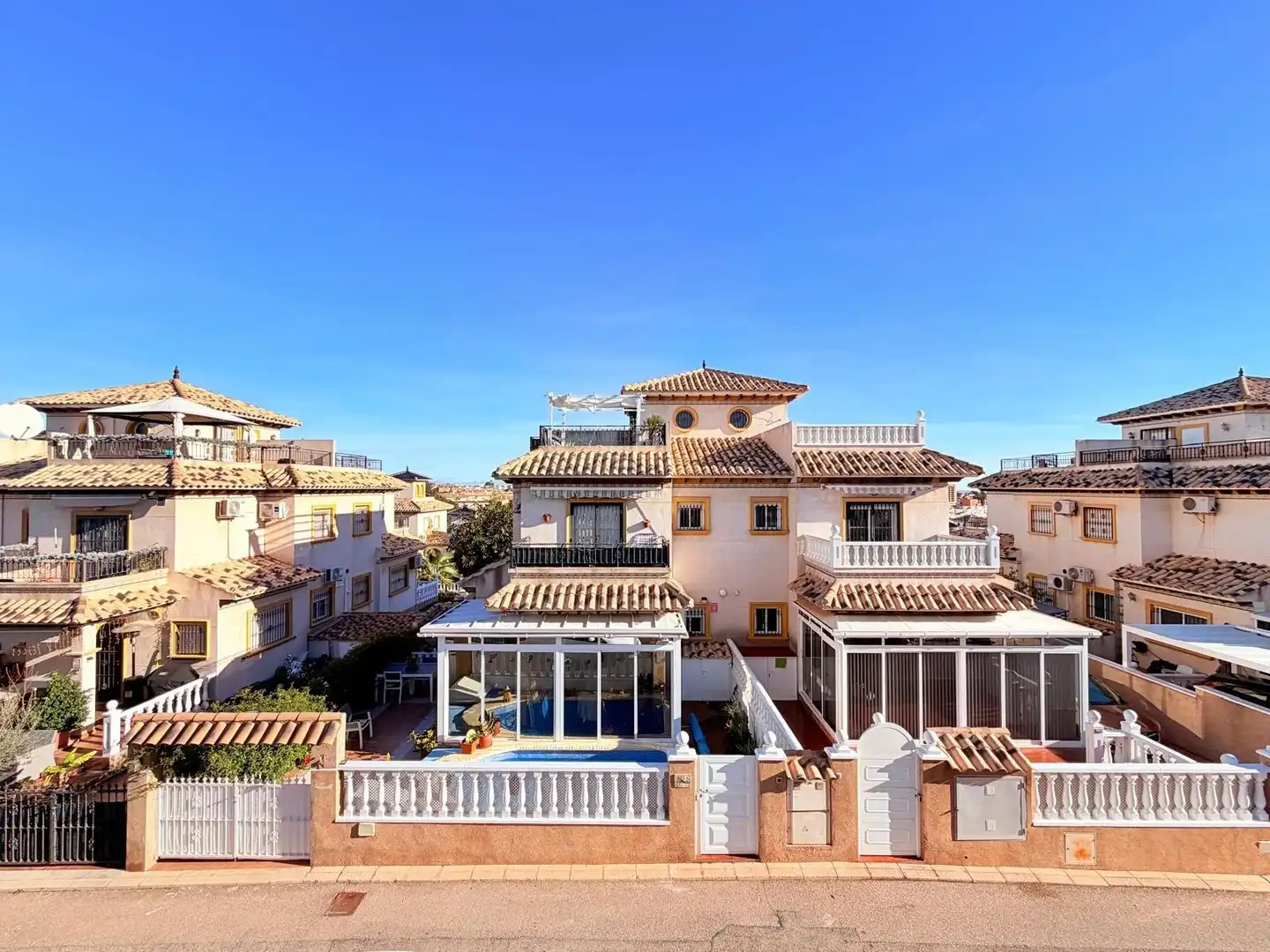 Exterior view of Detached homes for sale in Orihuela  with Air Conditioner, Heating and Private garden