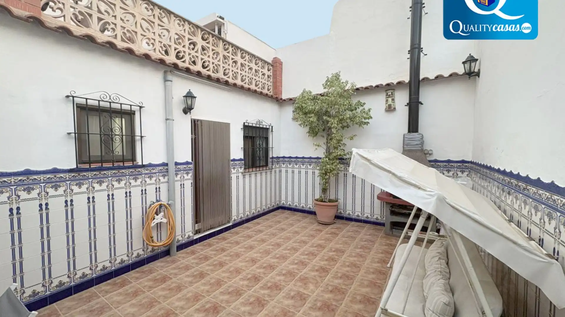 Terraza de Casa o chalet en venta en San Vicente del Raspeig / Sant Vicent del Raspeig con Aire acondicionado, Calefacción y Terraza