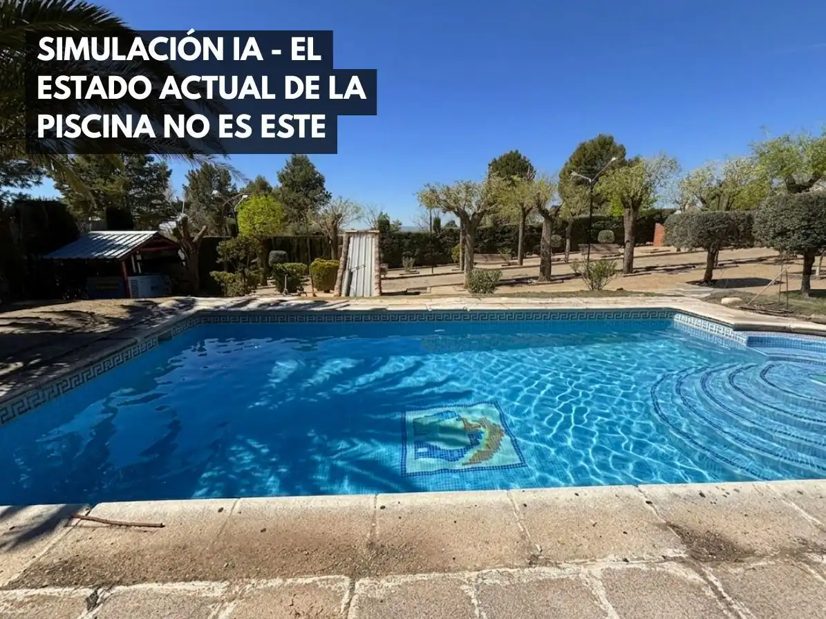 Piscina de Finca rústica en venta en Campo de Criptana con Jardín privado y Piscina