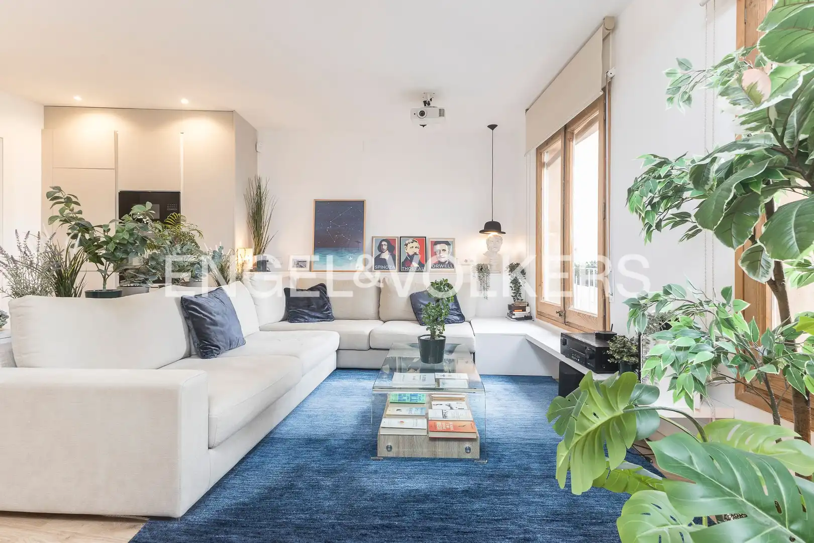 Sala de estar de Piso en venta en Sarrià - Sant Gervasi