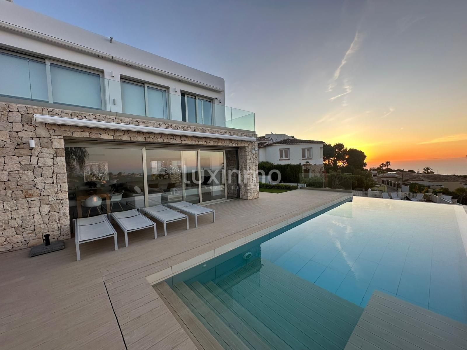Exterior view of House or chalet for sale in Jávea / Xàbia  with Air Conditioner, Terrace and Swimming Pool