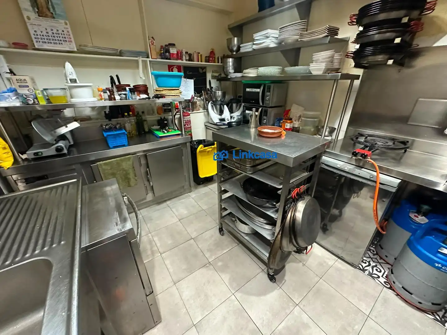 Cocina de Local en traspaso en Madrid con Aire acondicionado y Amueblado