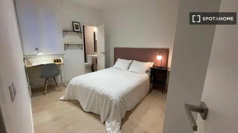Habitación de Piso de alquiler en Madrid con Aire acondicionado, Calefacción y Amueblado