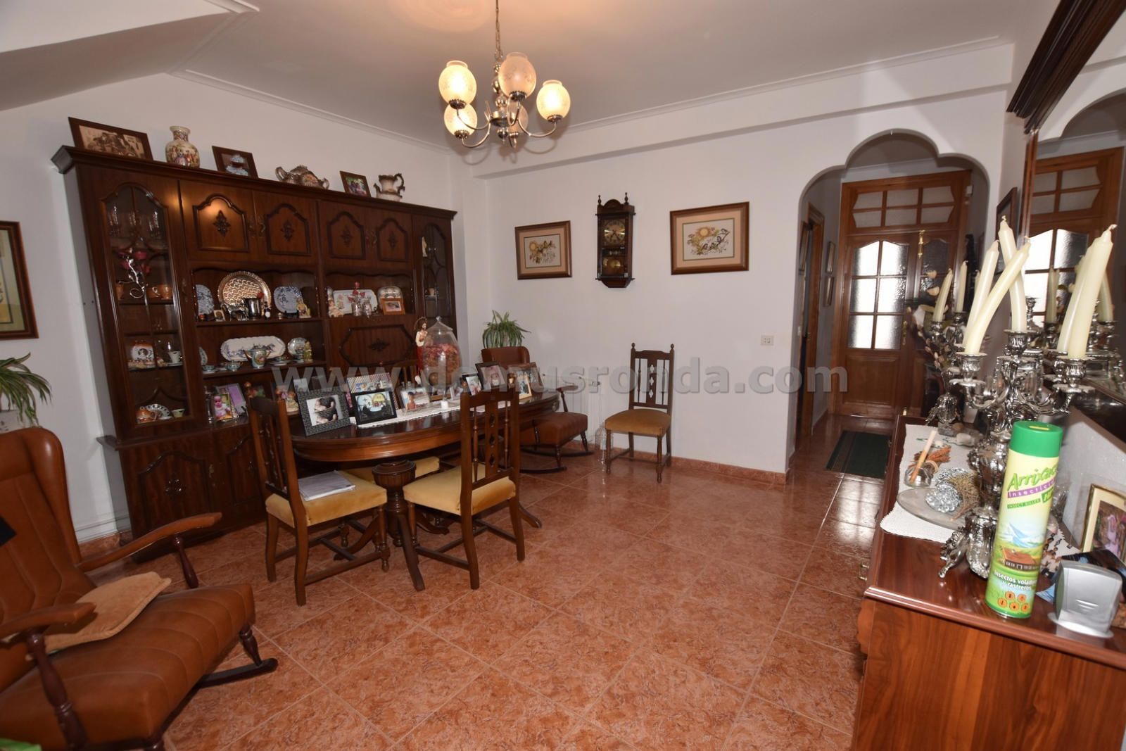 Dining room of House or chalet for sale in Cuevas del Becerro  with Terrace and Furnished