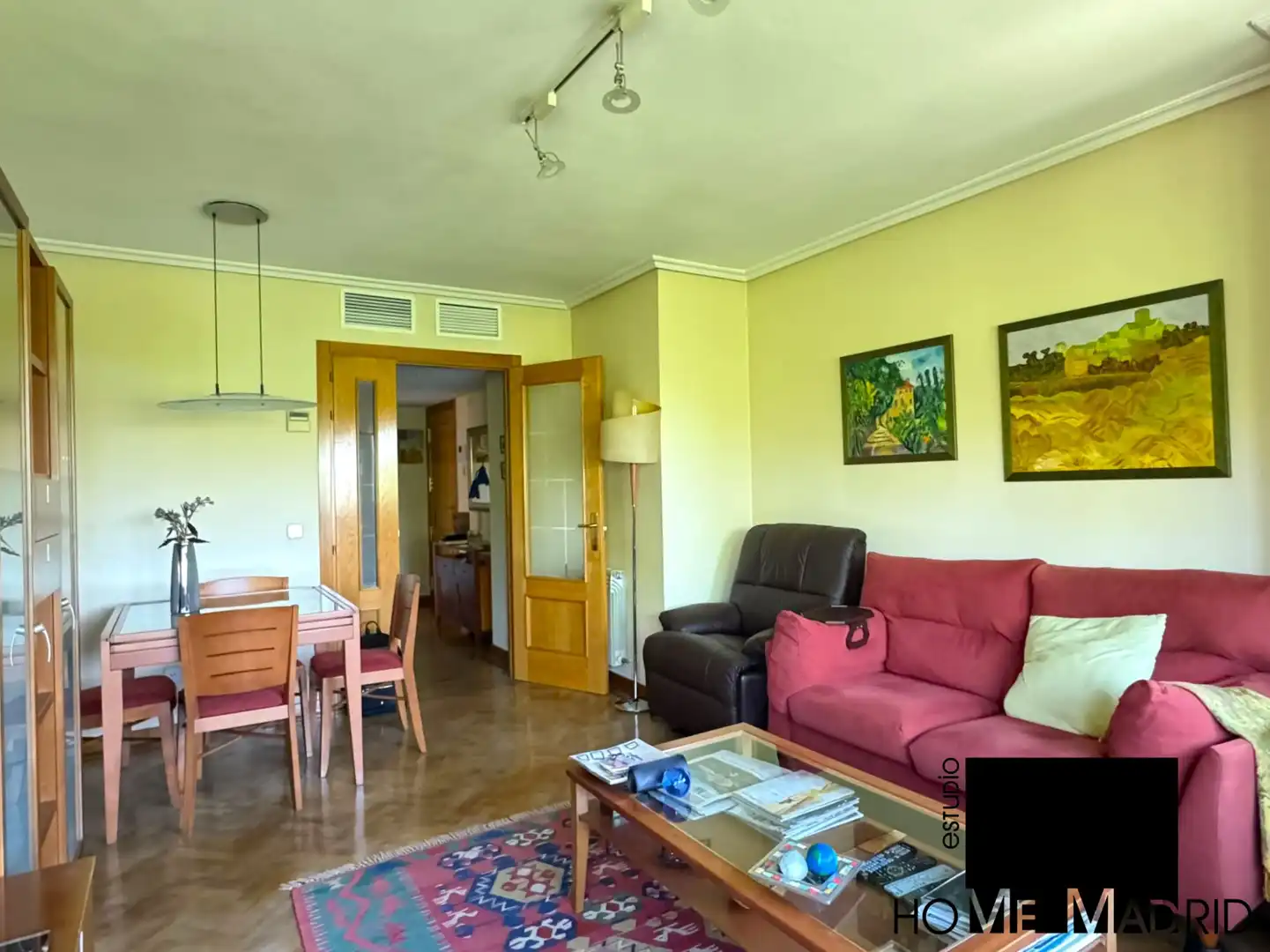 Sala de estar de Piso en venta en Madrid con Aire acondicionado, Calefacción y Jardín privado