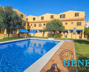 Swimming pool of Single-family semi-detached for sale in Torrevieja  with Air Conditioner, Private garden and Terrace