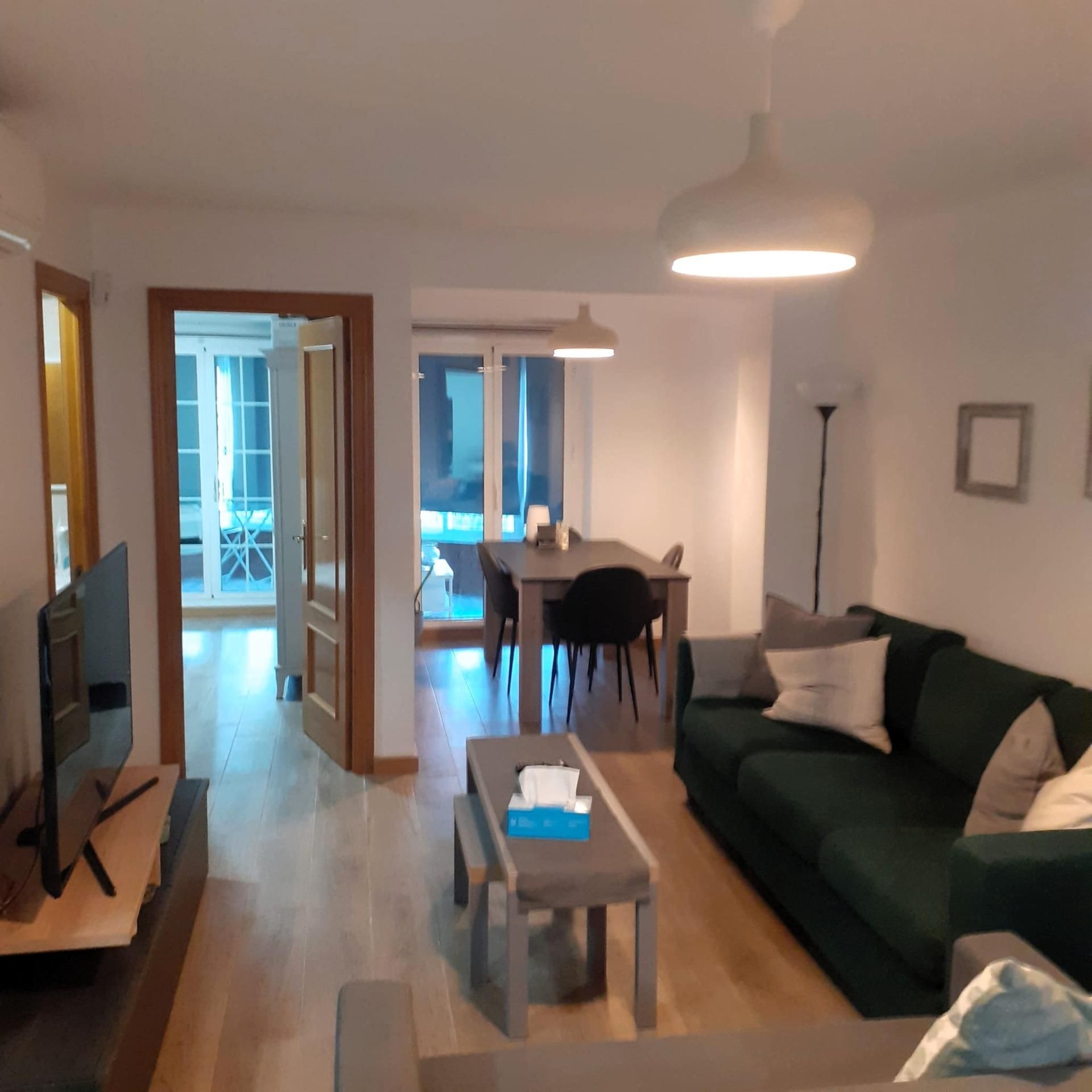 Sala d'estar de Pis en venda en  Valencia Capital amb Aire condicionat i Terrassa